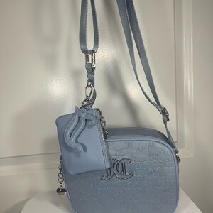 Juicy Couture Blue Crossbody Bag with Pouch